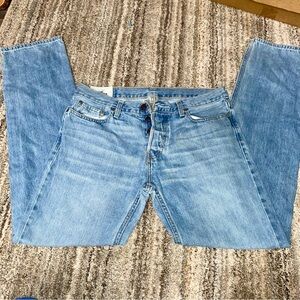 Hollister Light Blue Straight Jeans